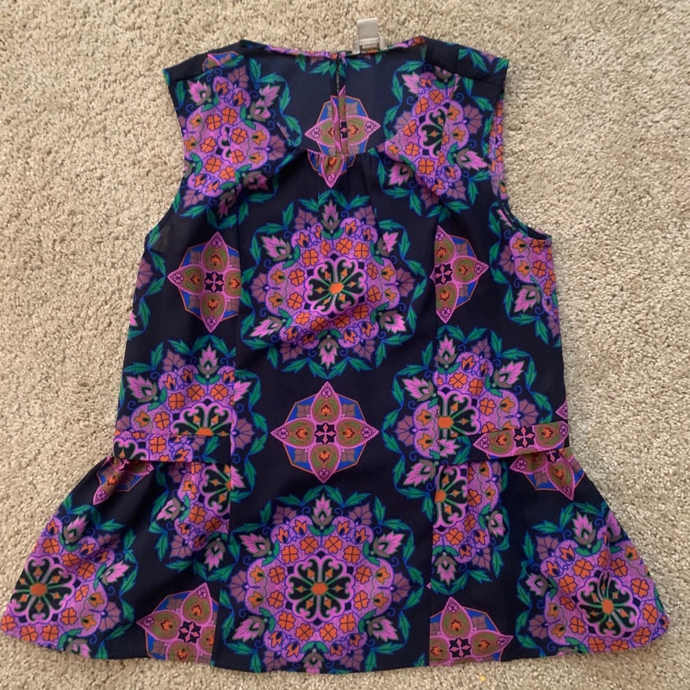 J. Crew Printed Tank Top